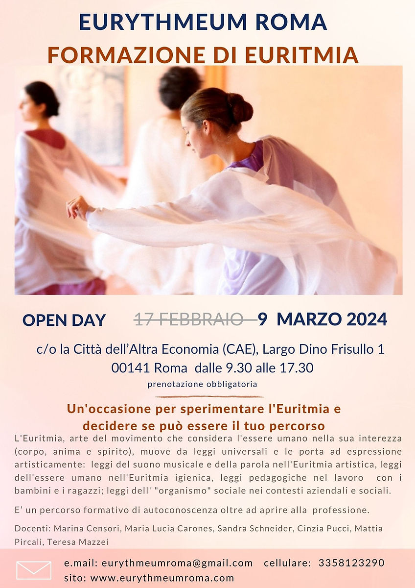 Open day formazione di Euritmia